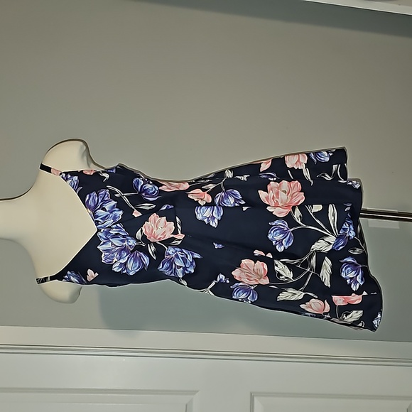 Emerald Sundae Dresses & Skirts - Emerald Sundae Blue Sexy Little Faux wrap- Asymetrical Size M Dress